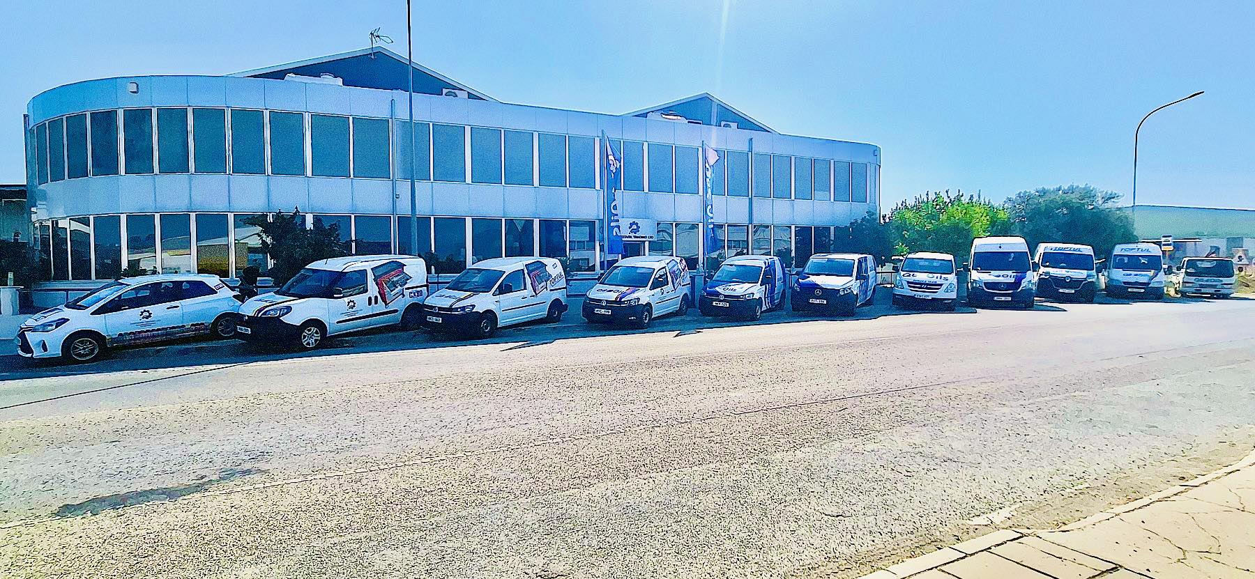 Gemstark Trading premises and service fleet in Dali, Nicosia